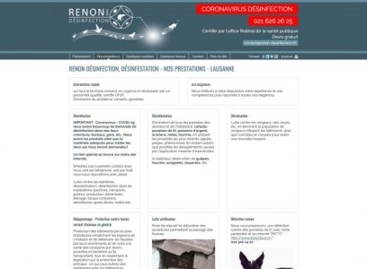 Renon désinfection